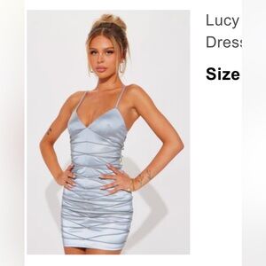 New! Fashion nova silver bodycon mini Dress. XS